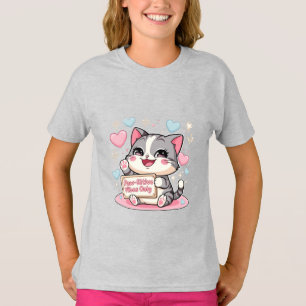 Camiseta Sólo con vibraciones sensibles a la pata - Chibi A