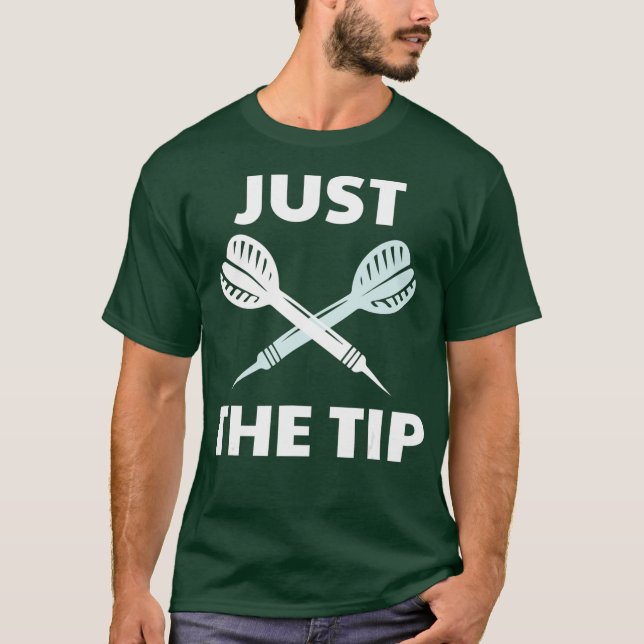 Camiseta Solo consejo por favor Darts Shirt Dart Player Tea (Anverso)