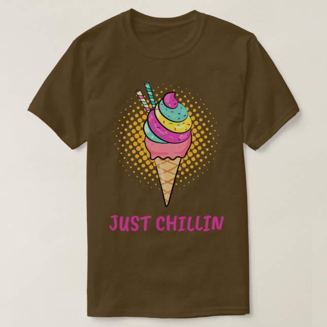 Camiseta Solo crema de hielo (Diseño del anverso)