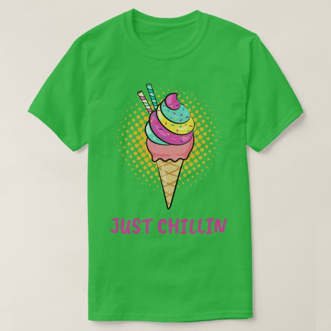 Camiseta Solo crema de hielo (Diseño del anverso)