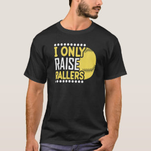 Camiseta Solo Crío a Grandes Jugadoras de Sóftbol Mamá Juga