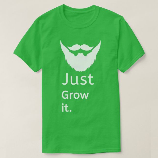 Camiseta Solo cultiva barba (Diseño del anverso)