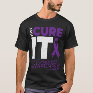 Camiseta Sólo Cúralo Cinta Morada de Conciencia del Síndrom