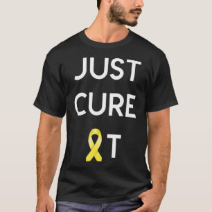 Camiseta SOLO CURAR LA CONCIENCIA SOBRE EL Cáncer Infantil