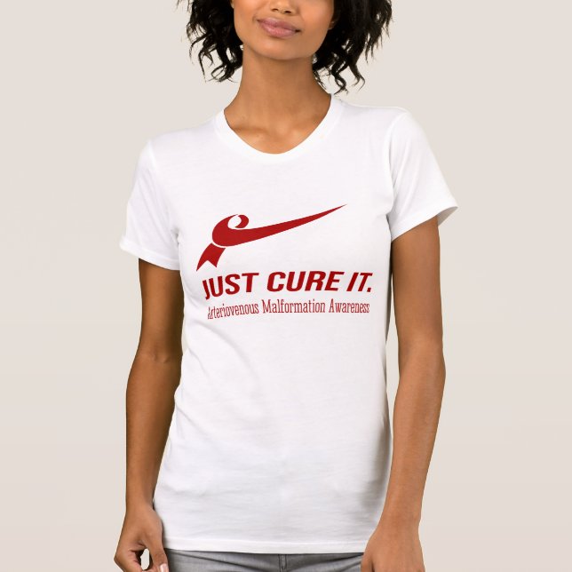 Camiseta Sólo Cure It Arteriovenous Malformation Awareness (Anverso)