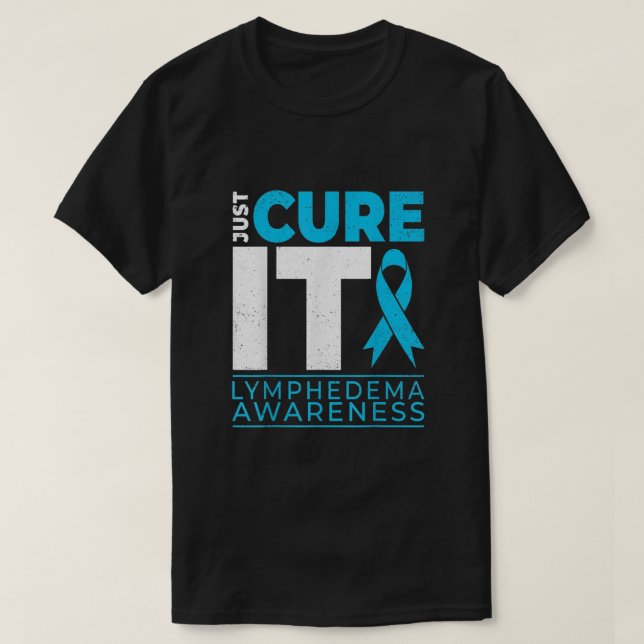 Camiseta Sólo Cure It Lymphedema Awareness (Diseño del anverso)