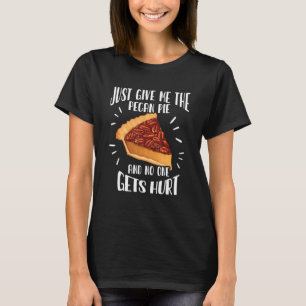 Camiseta Sólo dame la Navidad de Acción de Gracias de Pecan