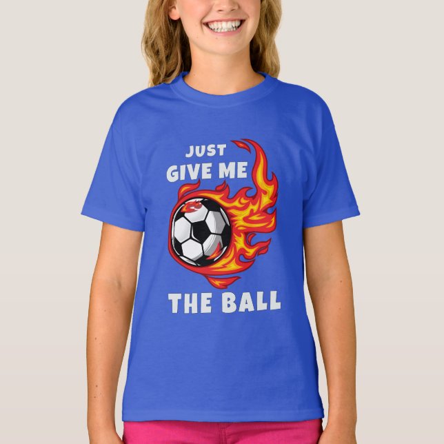 Camiseta solo dame la pelota (Anverso)