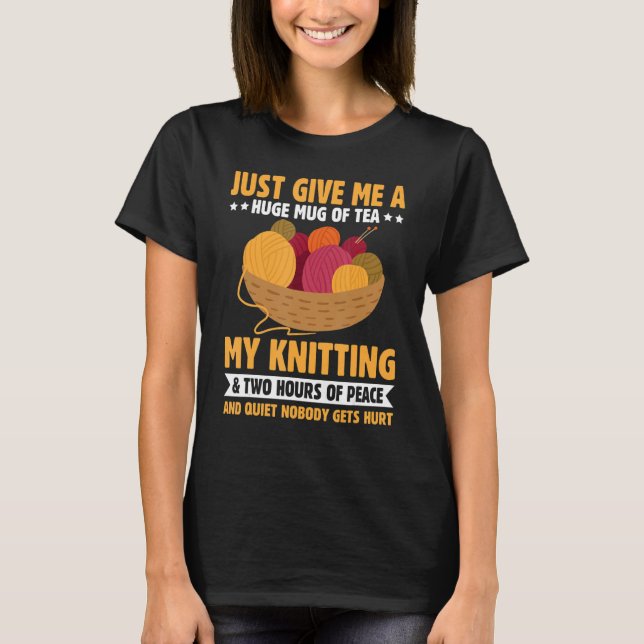 Camiseta Sólo dame una enorme taza de té (Anverso)