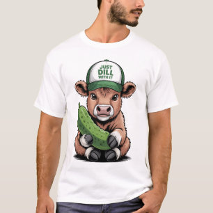 Camiseta Solo Darse Diluio con Vaca PNG, Pepino Divertido