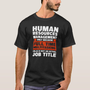 Camiseta Sólo Departamento De Recursos Humanos