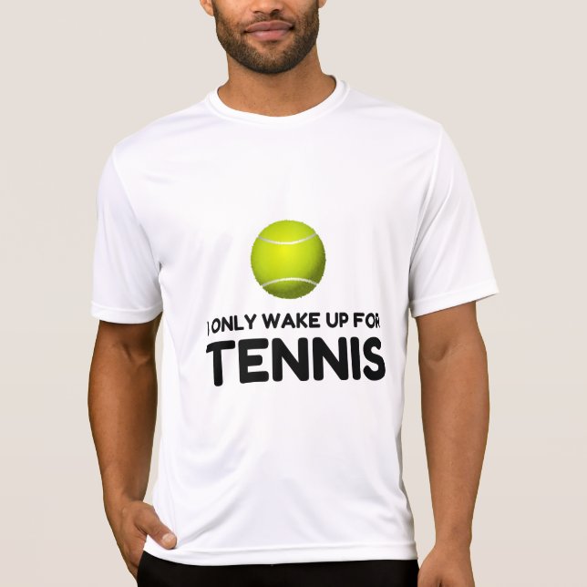 CAMISETA SOLO DESPERTO POR EL TENIS (Anverso)