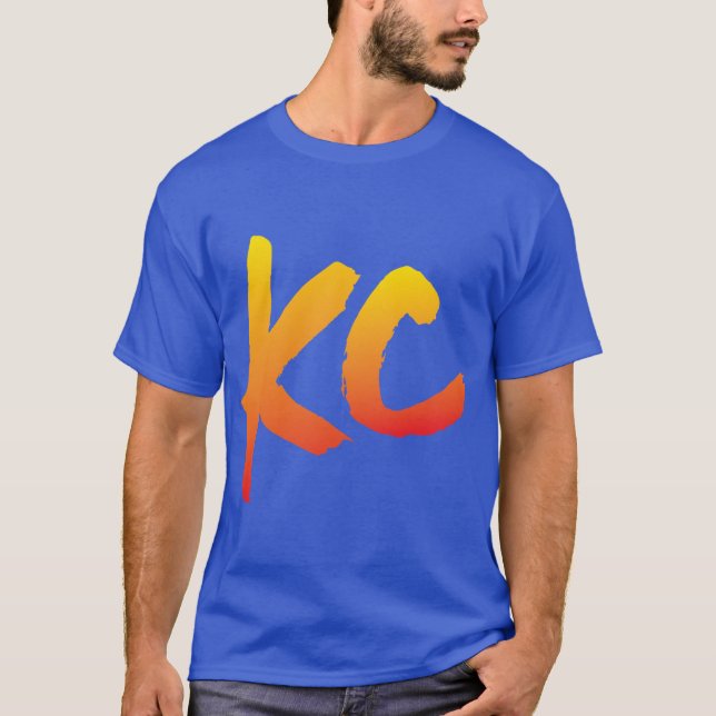 Camiseta Sólo desvanecimiento rojo de KC (Anverso)