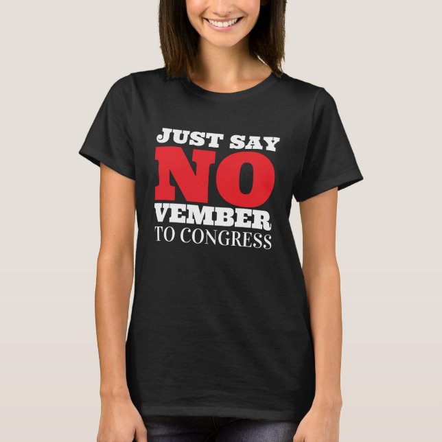 Camiseta solo di no al congreso (Anverso)