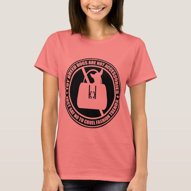 Camiseta ¡Solo Di No! Animales como moda (Anverso)