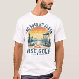 Camiseta Solo Disc Golf Atardecer Retro