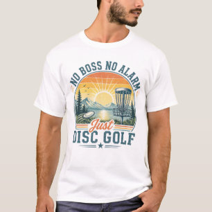 Camiseta Solo Disc Golf Atardecer Retro