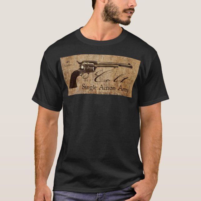 Camiseta Solo diseño del calibre del ejército .45 de la (Anverso)