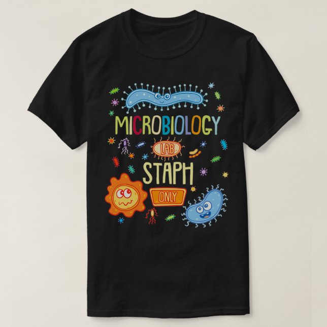 Camiseta Solo el estafio del laboratorio de microbiología M (Diseño del anverso)