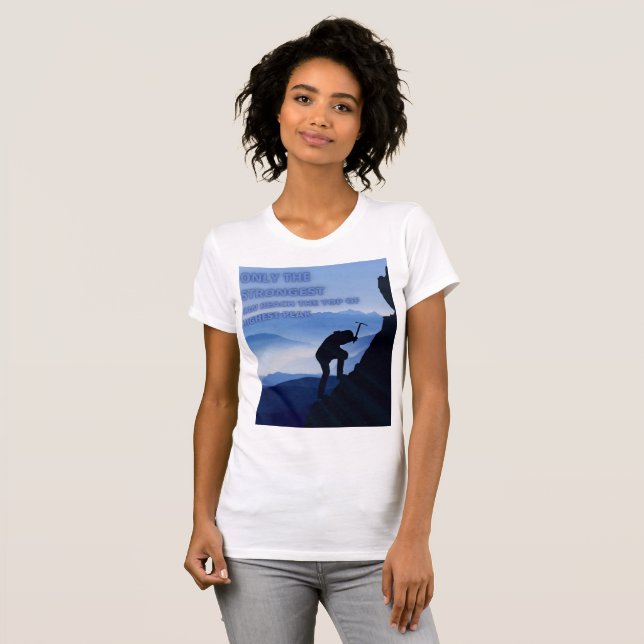 Camiseta Sólo el más fuerte (Anverso completo)