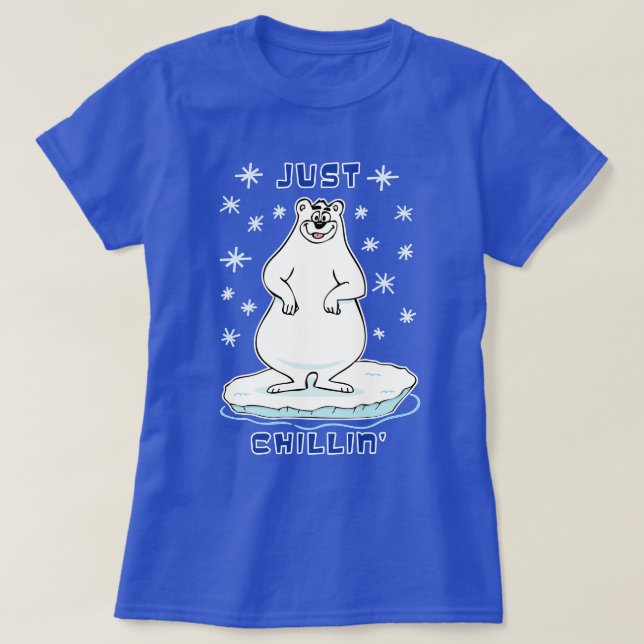 Camiseta Solo el oso polar chillin (Diseño del anverso)