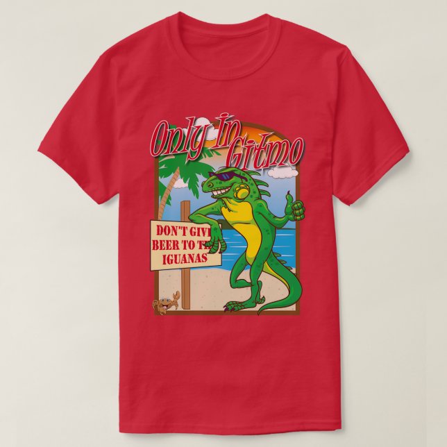 Camiseta Sólo en Gitmo (Diseño del anverso)