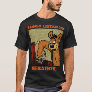 Camiseta Sólo Escucho El Diseño De Cómics Retro De Sebadoh