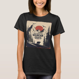 Camiseta Sólo escucho el gráfico de las cabras de montaña