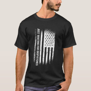 Camiseta Solo esperando a las órdenes Operador de grúa 1