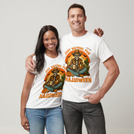 Camiseta Solo Esperando Por Halloween - Halloween