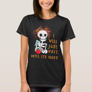 Camiseta Sólo esperaré a que sea un profesor silencioso d