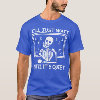 Camiseta Solo Esperaré Hasta Que Sea Halloween Tranquilo Pr