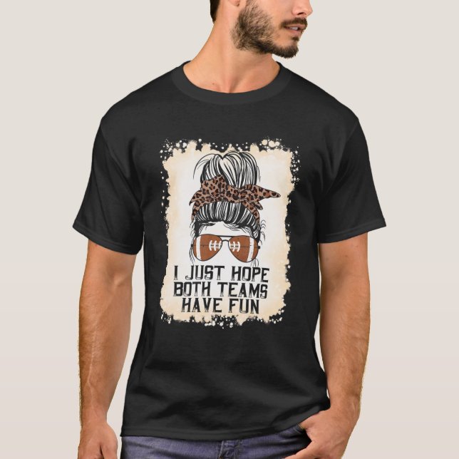 Camiseta Solo Espero Que Ambos Equipos Se Divirtan Con Homb (Anverso)