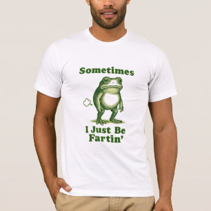 Camiseta Solo Estar Farting – Rana Vintage Divertida