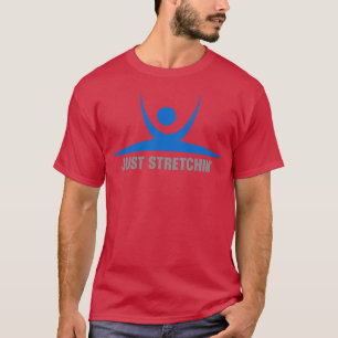 Camiseta Sólo Estirar la Pose Abstracto