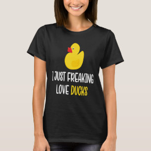 Camiseta Solo estoy alardeando los patos de amor con los ho