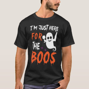 Camiseta Solo estoy aquí para el Boos Halloween Ghost Smile