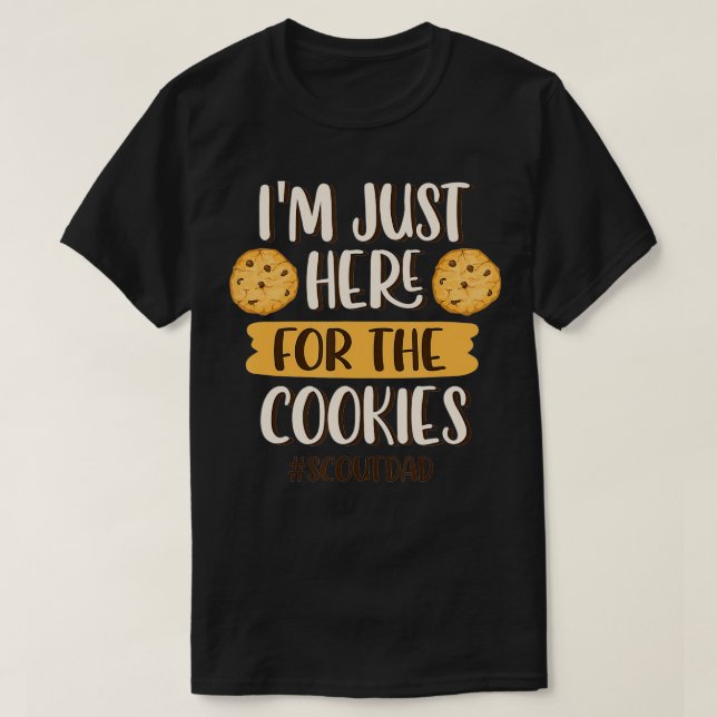 Camiseta Solo estoy aquí para el cómico Scout Dad Cook (Diseño del anverso)