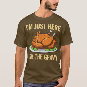 Camiseta Sólo estoy aquí para el diseño de salsa para una T