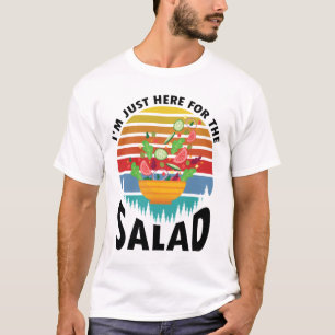 Camiseta Sólo estoy aquí para la divertida parrillada de ba
