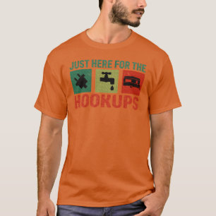 Camiseta Sólo estoy aquí para las conexiones autocaravana C