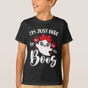 Camiseta Sólo estoy aquí para las mujeres fantasmas de los 