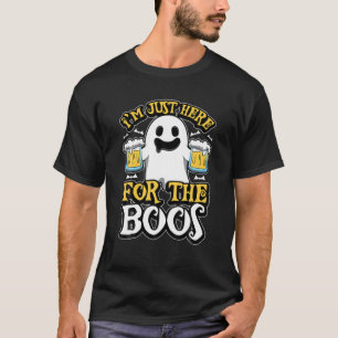 Camiseta Sólo estoy aquí para los boos - Booze fantasma - H