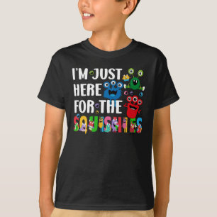 Camiseta Sólo estoy aquí para los calamar monstruo