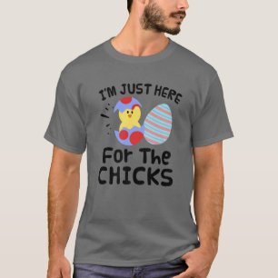Camiseta Solo estoy aquí para los chicles de Pascua.