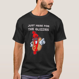 Camiseta Sólo estoy aquí para los glizzies el gracioso 4 de