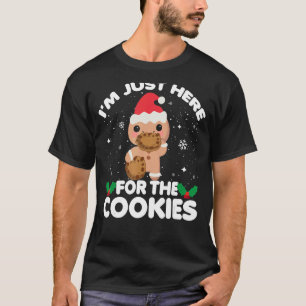 Camiseta Solo estoy aquí para los Navidades de cocina Ginge