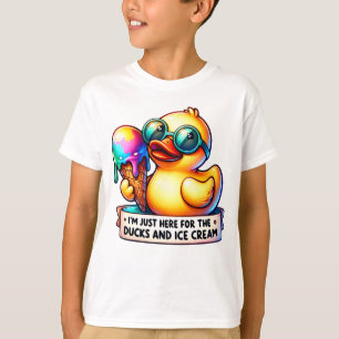 Camiseta Sólo estoy aquí para los patos y el crucero de hel