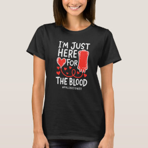 Camiseta Sólo estoy aquí para que las needles de la enferme
