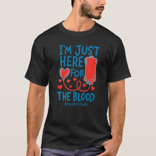 Camiseta Sólo estoy aquí para que las needles de la enferme